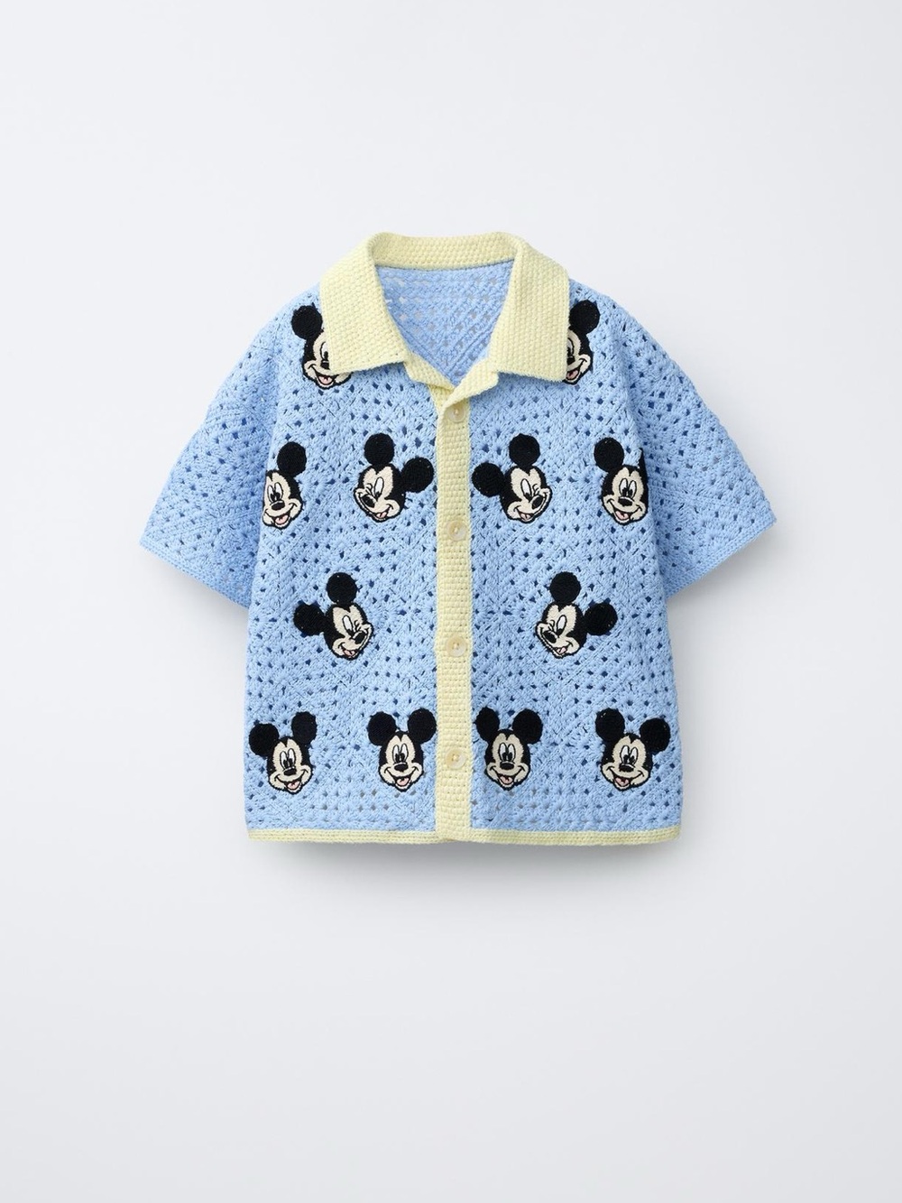 ZARA BOYS MICKEY MOUSE KNIT SHIRT